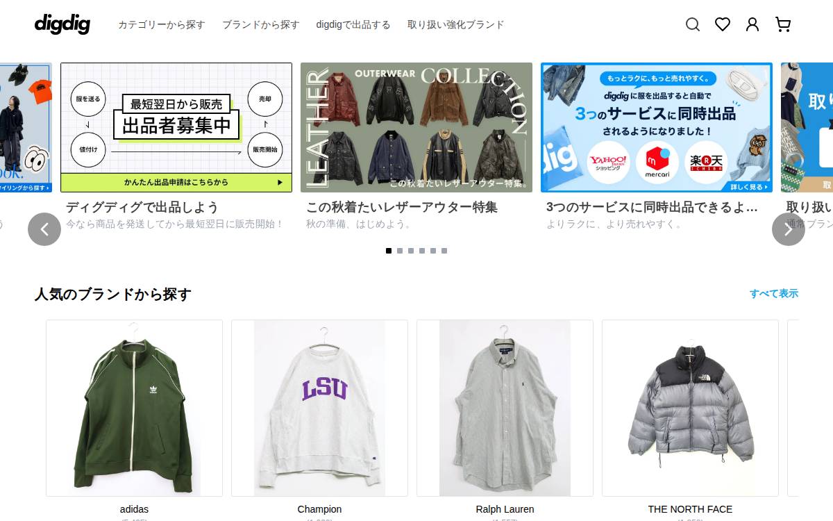 Digdig website preview