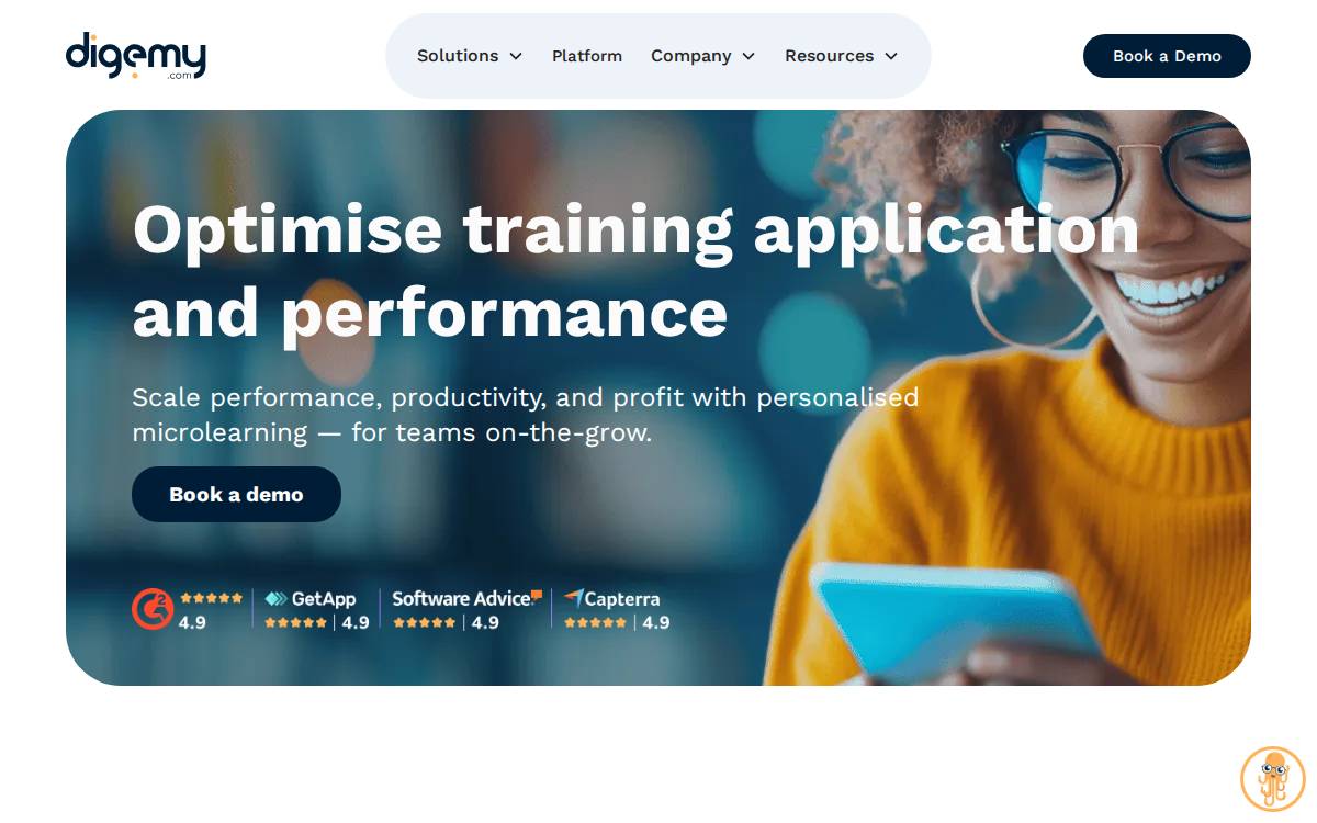 Digemy website preview