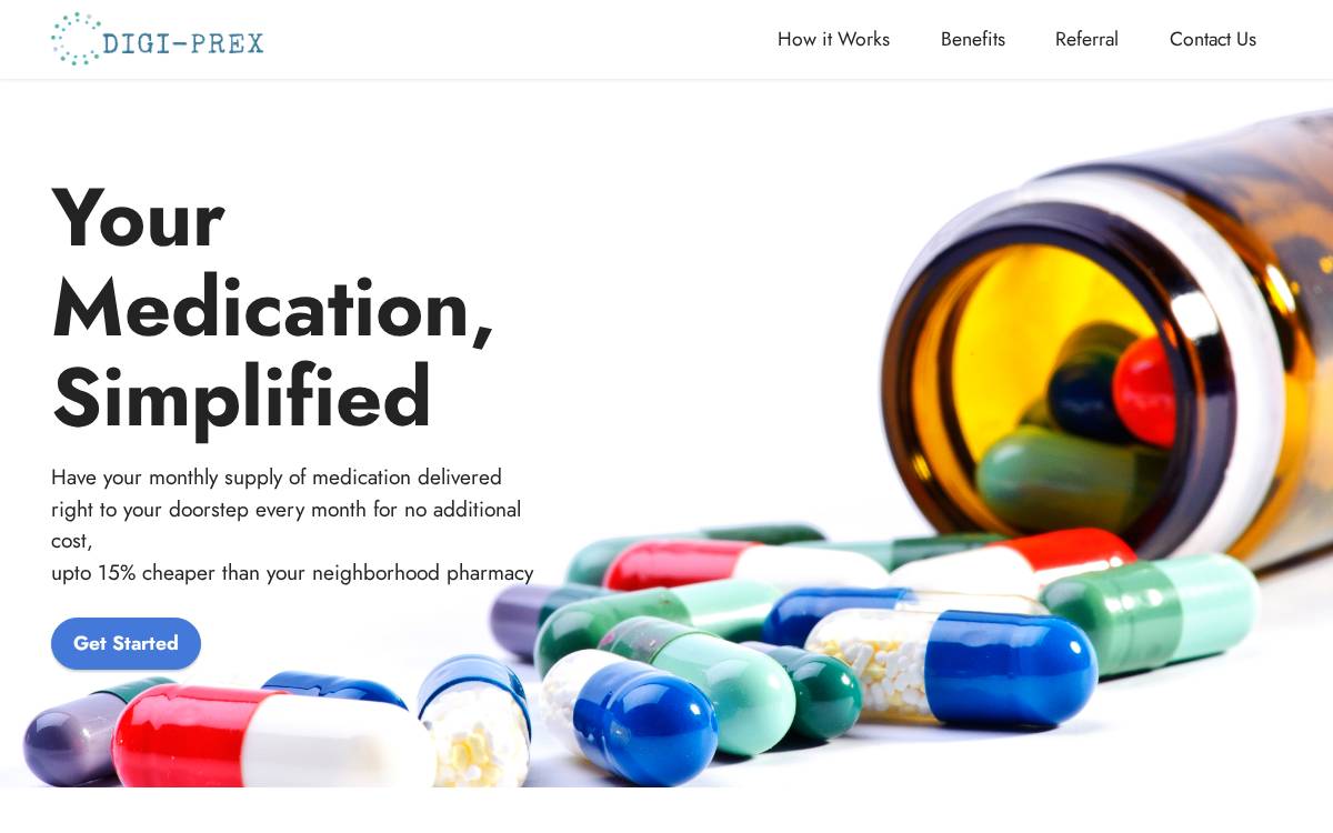 Digi-Prex website preview