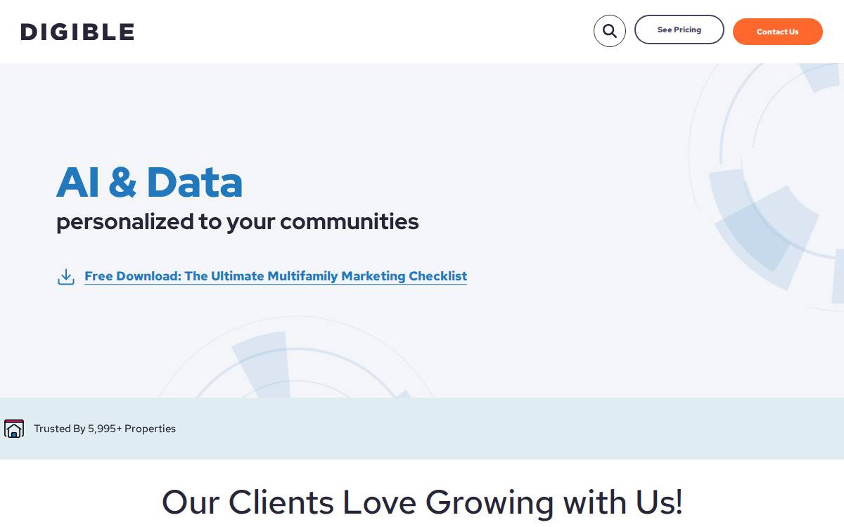 Digible website preview