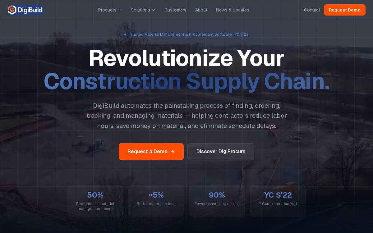 DigiBuild website preview