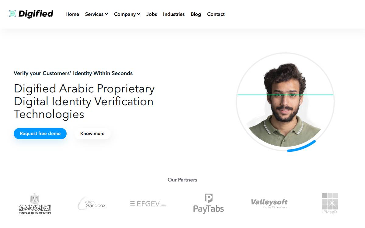 Digified website preview