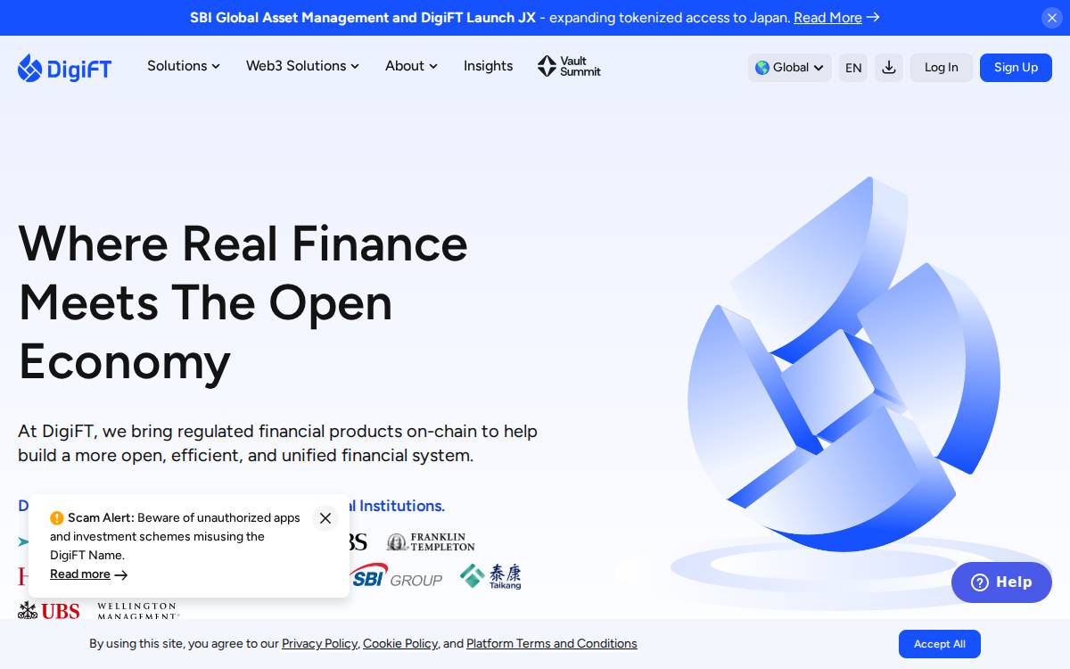 DigiFT website preview