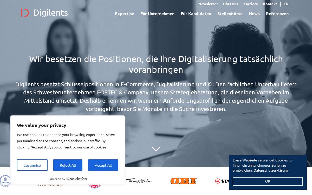 Digilents website preview