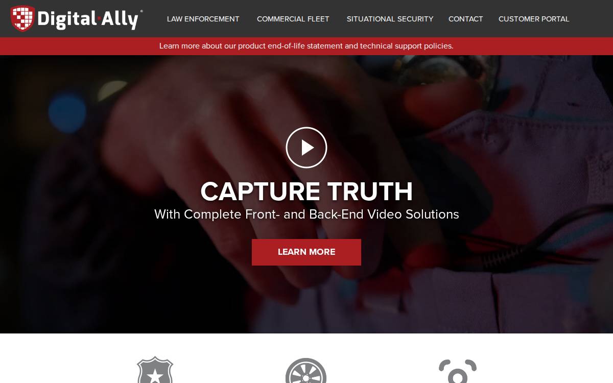Digital Ally website preview