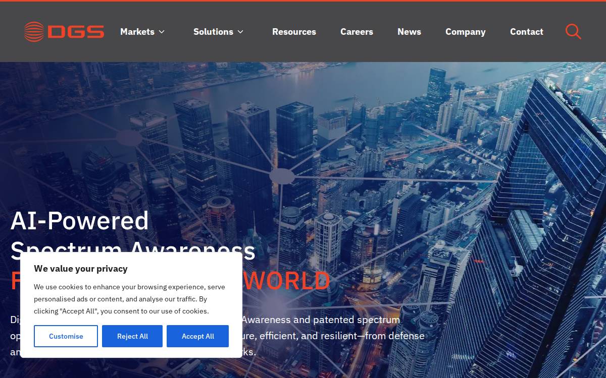 Digital Global Systems website preview