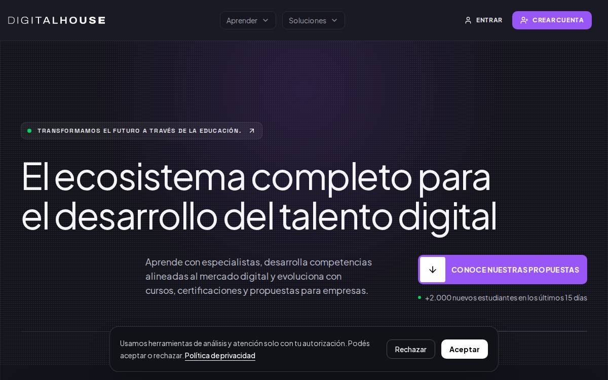 Digital House website preview