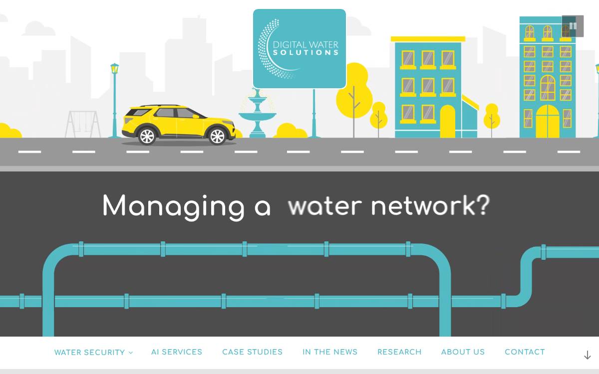 Digital Water Solutions website preview