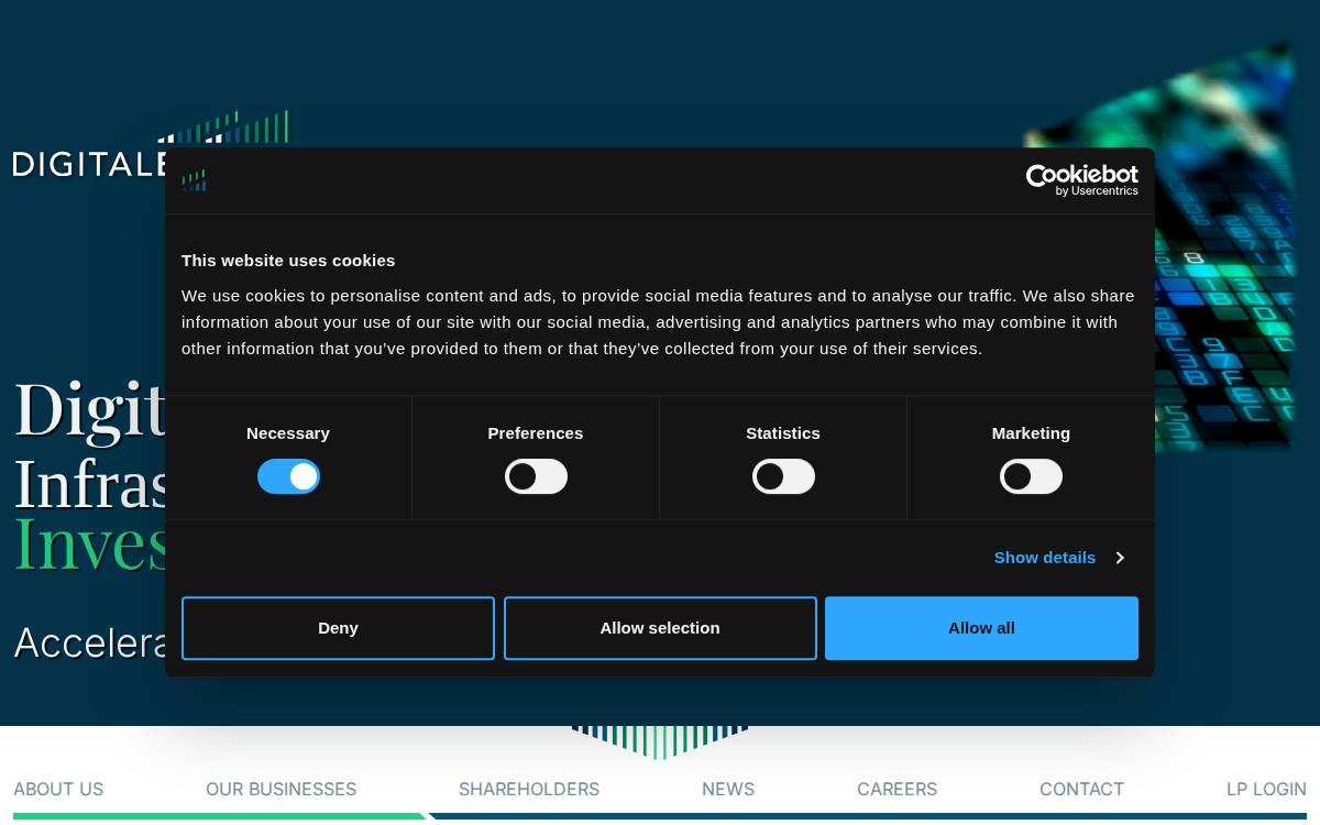 DigitalBridge website preview