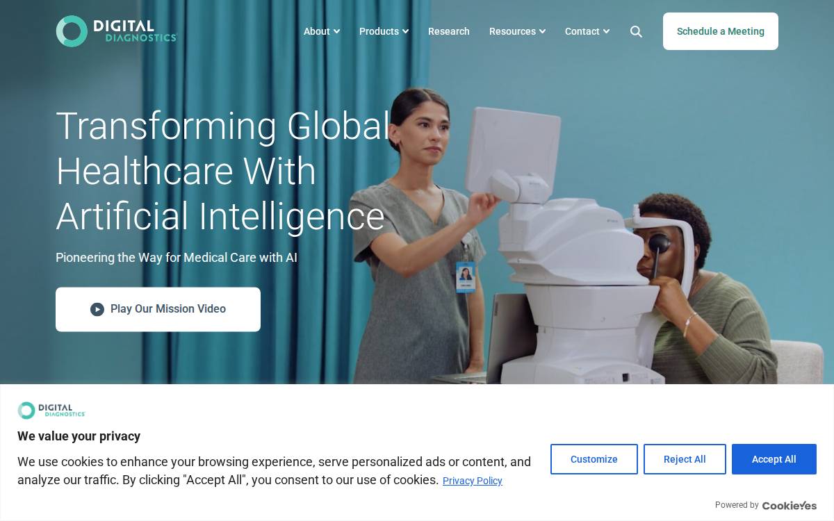 Digital Diagnostics website preview