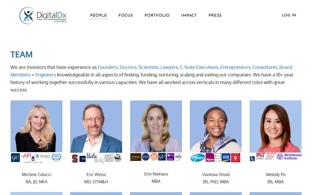 Digitaldxventures website preview