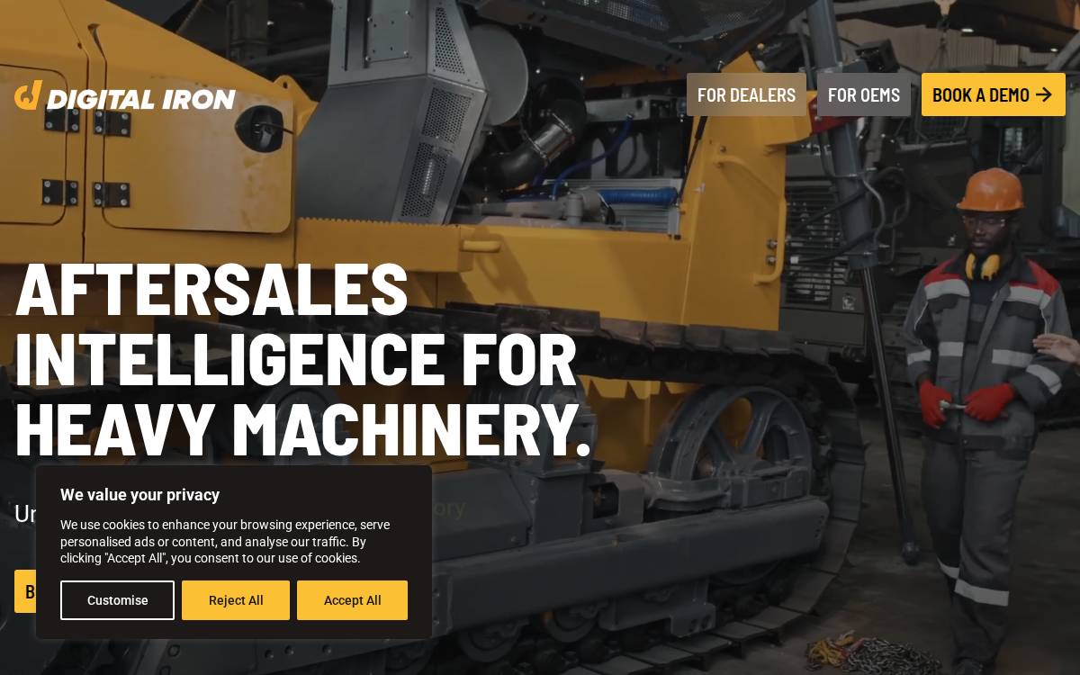 Digitaliron website preview