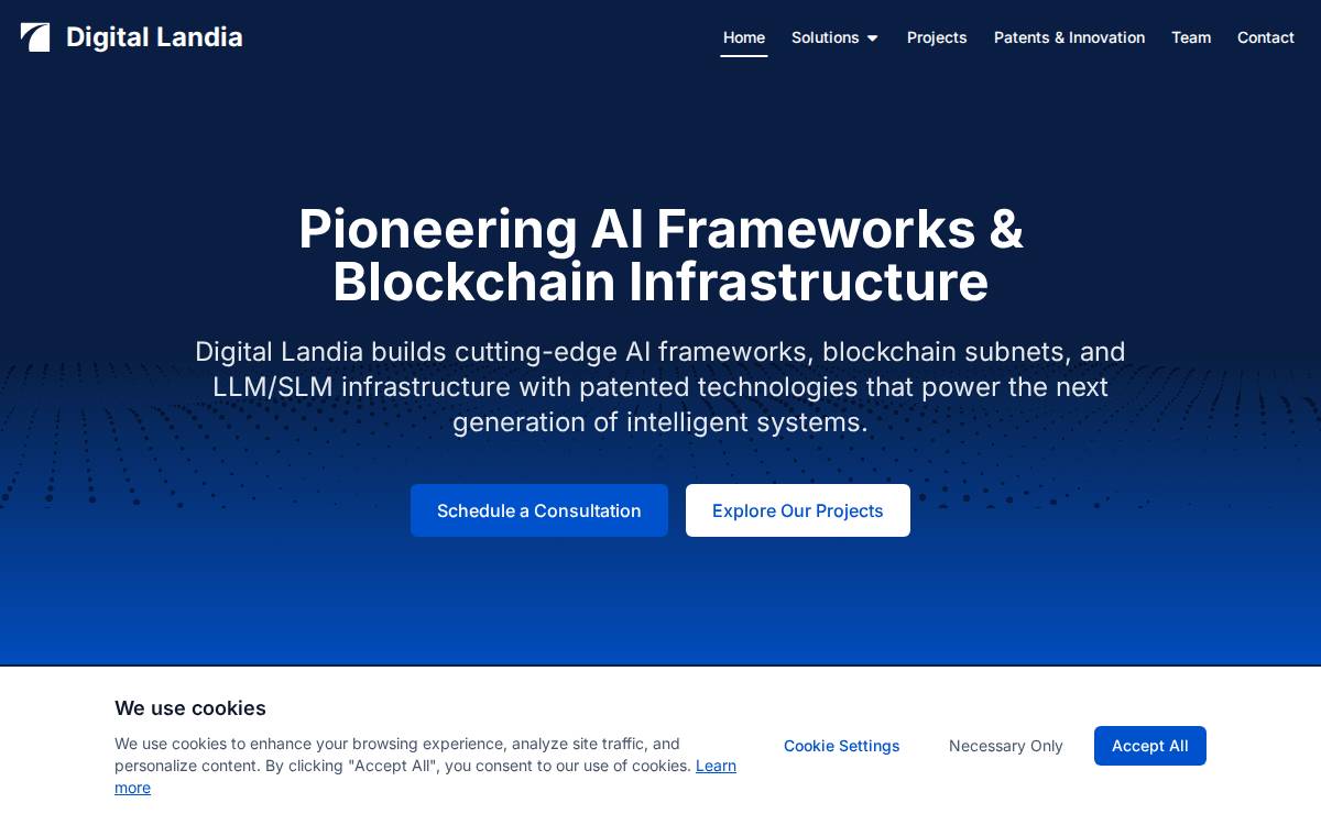 Digital Landia website preview