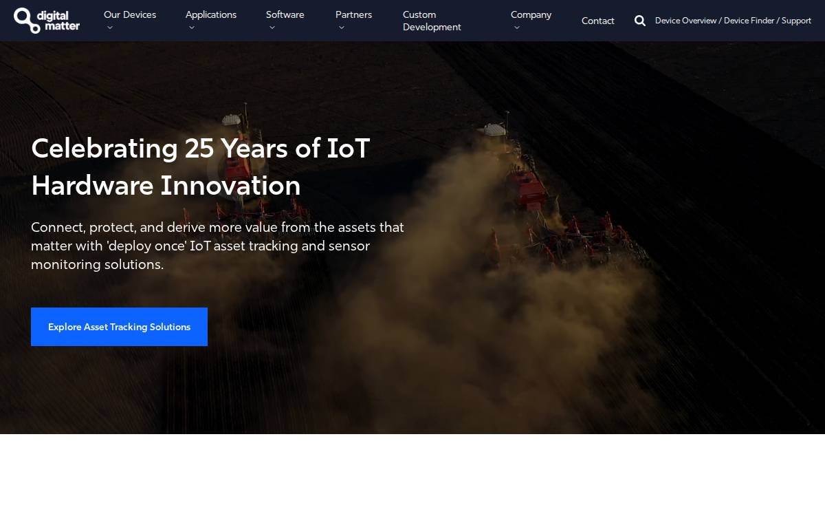 Digital Matter website preview