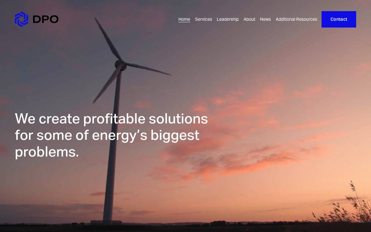 Digital Power-Optimization website preview