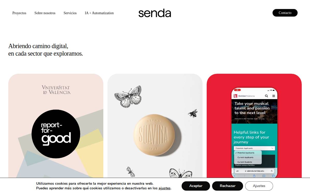 Digitalsenda website preview