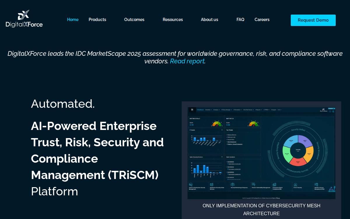 DigitalXForce website preview