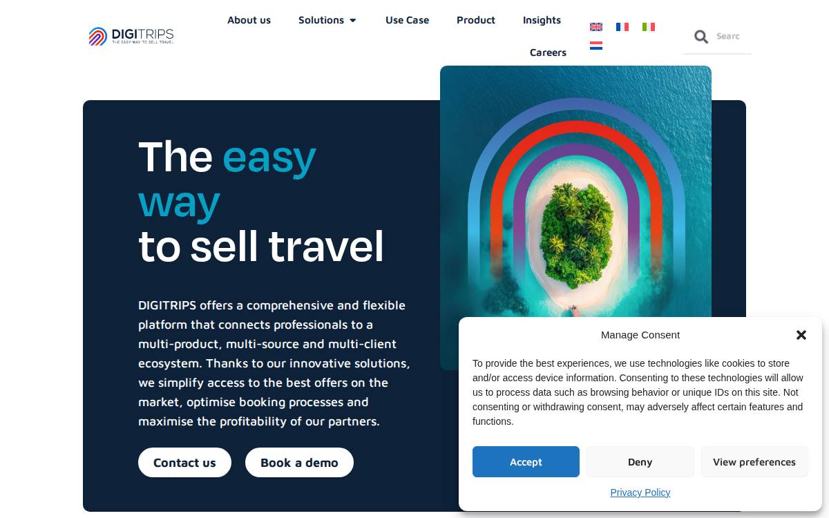DIGITRIPS website preview