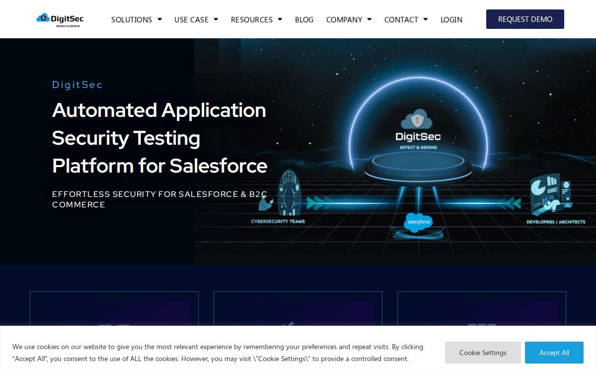 DigitSec website preview