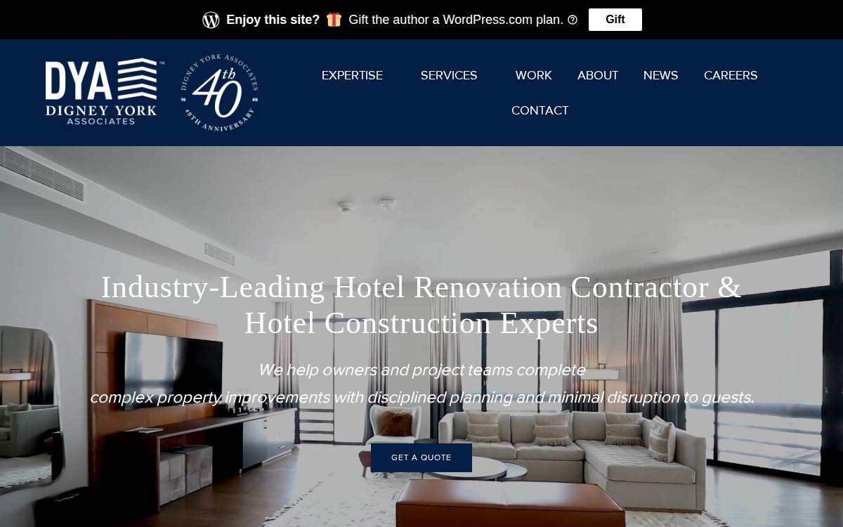 Digneyyork website preview
