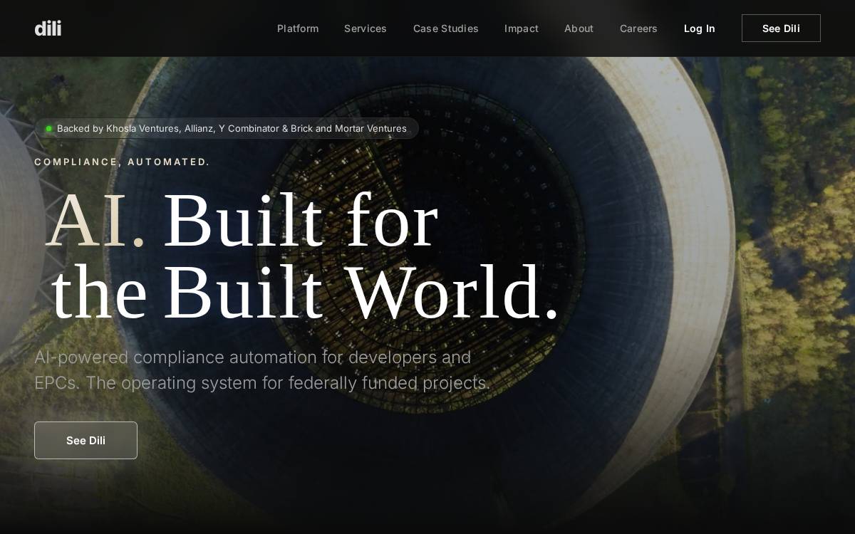 Dili website preview