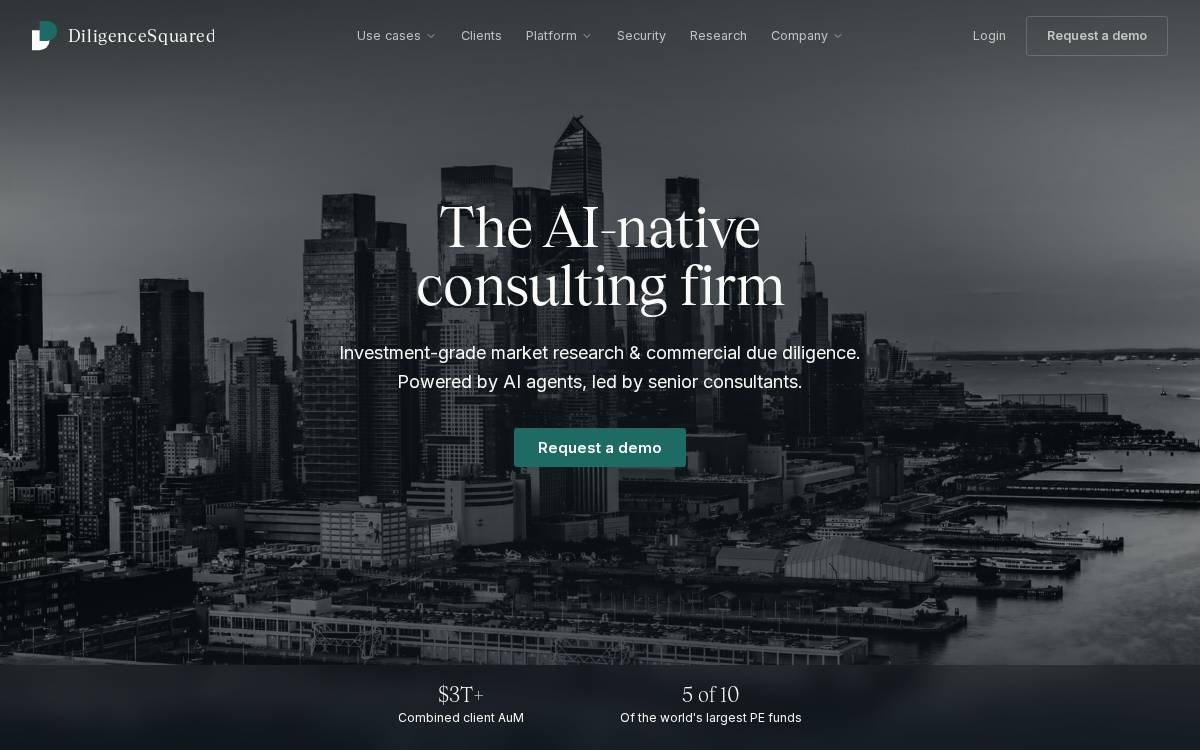 DiligenceSquared website preview