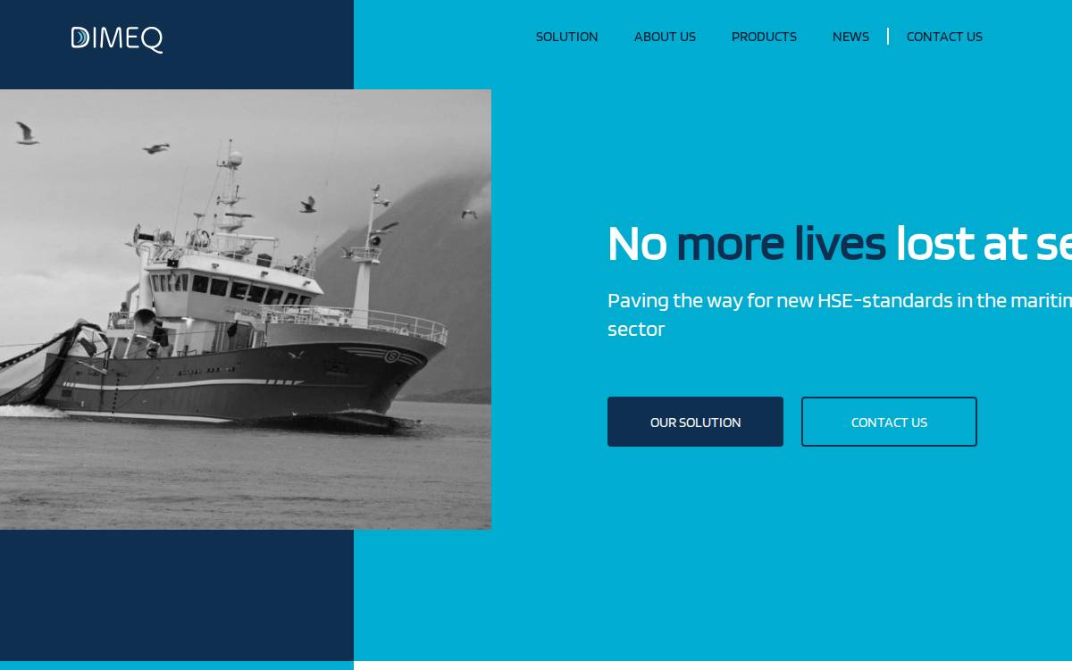 Dimeq website preview
