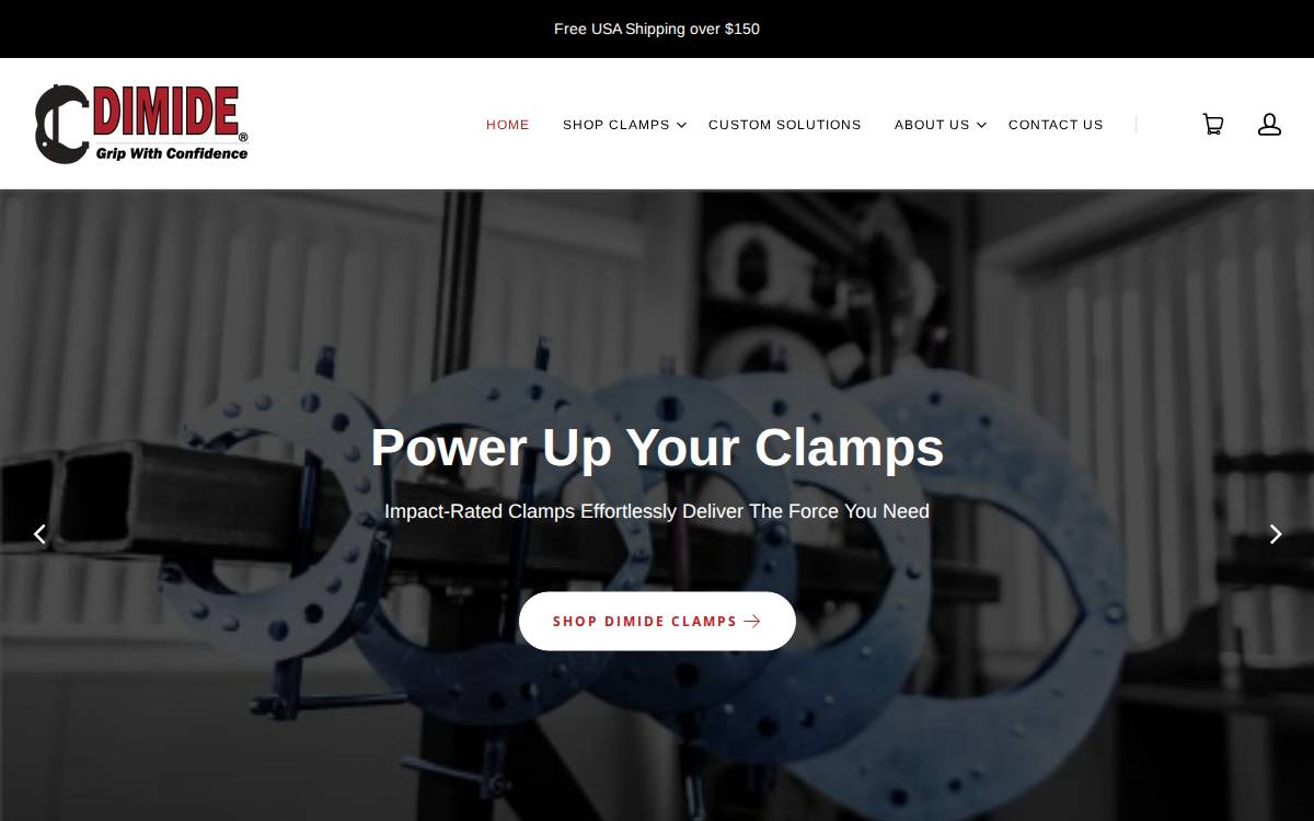 Dimide website preview