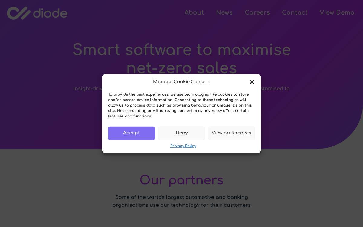 Diode website preview