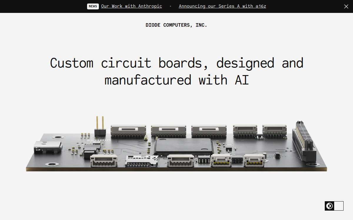 Diode website preview