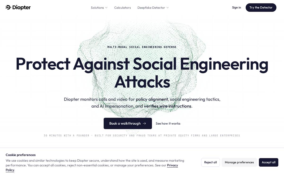 Diopter AI website preview