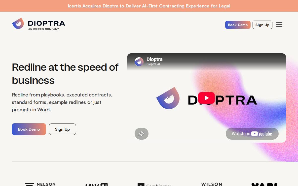 Dioptra website preview