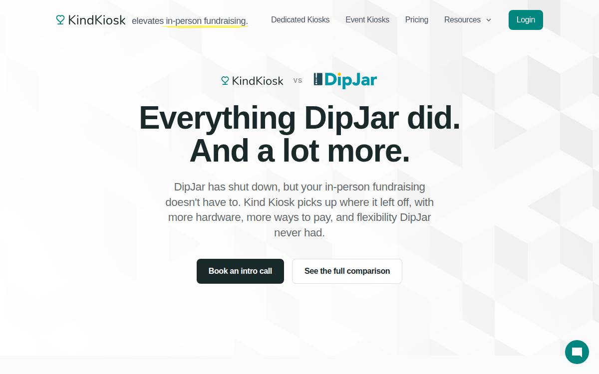 DipJar website preview