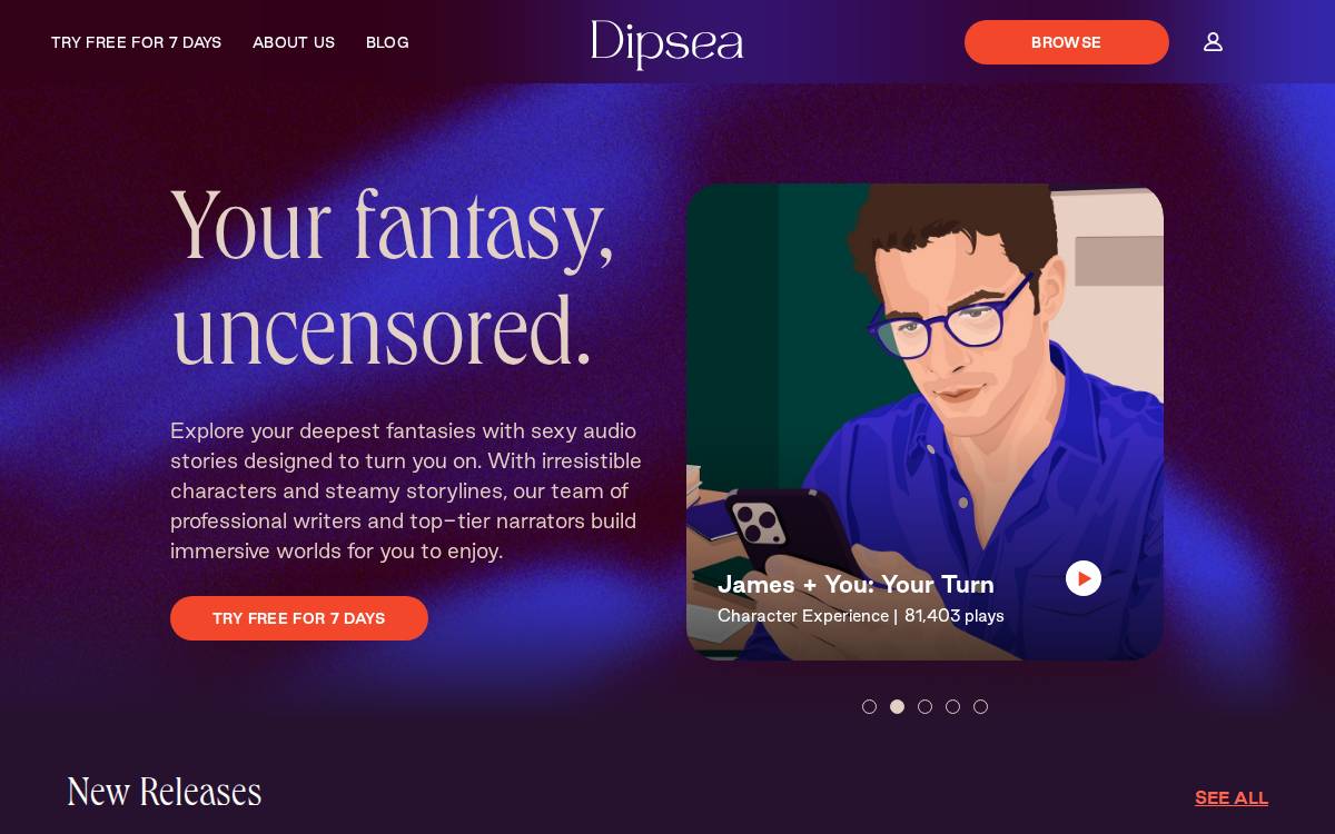 Dipseastories website preview