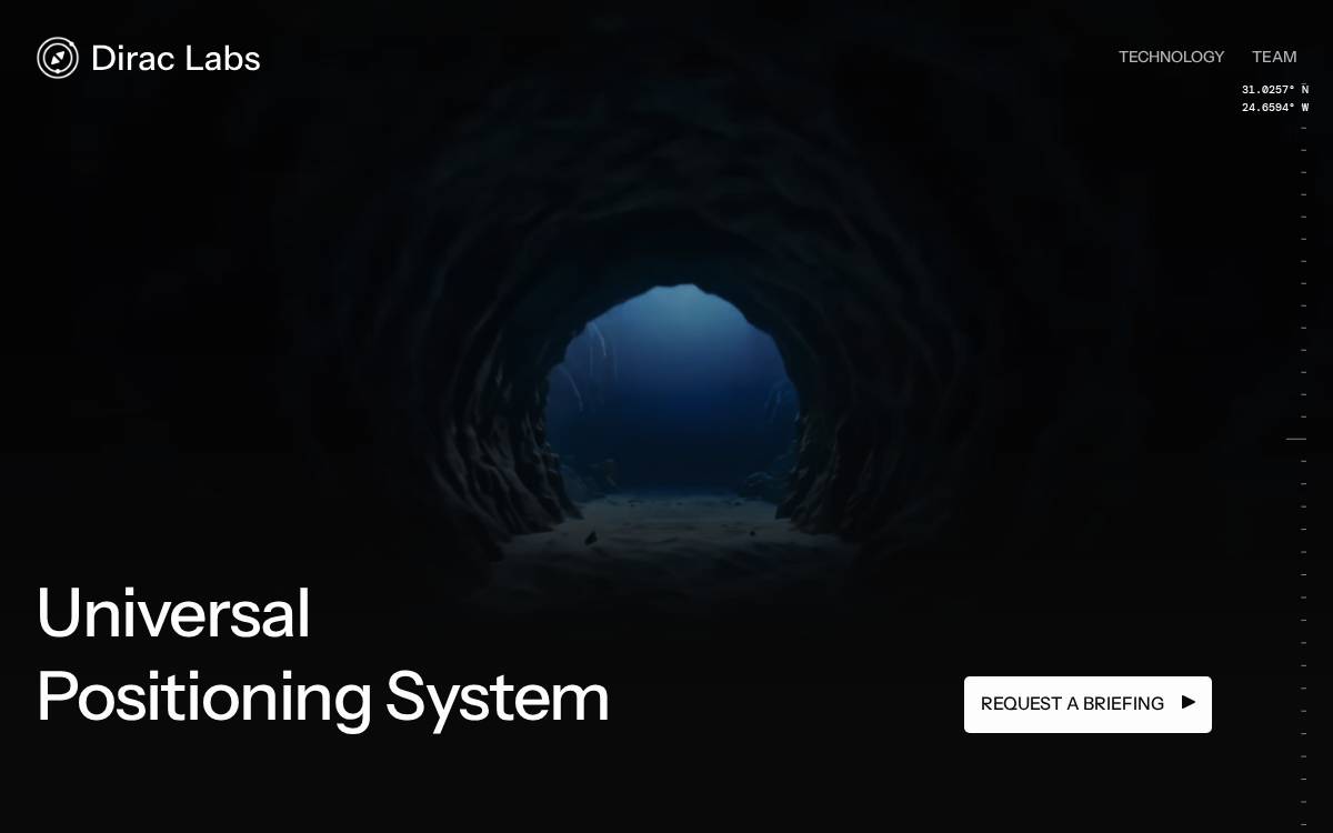 Dirac Labs website preview