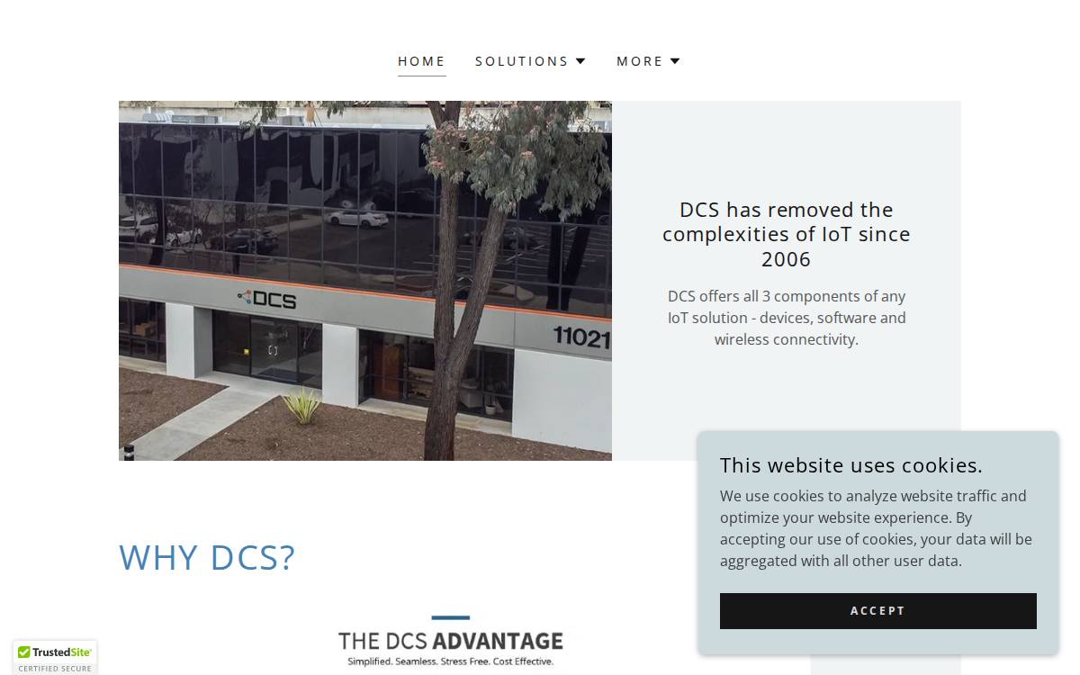 Direct Communication Solutions website preview
