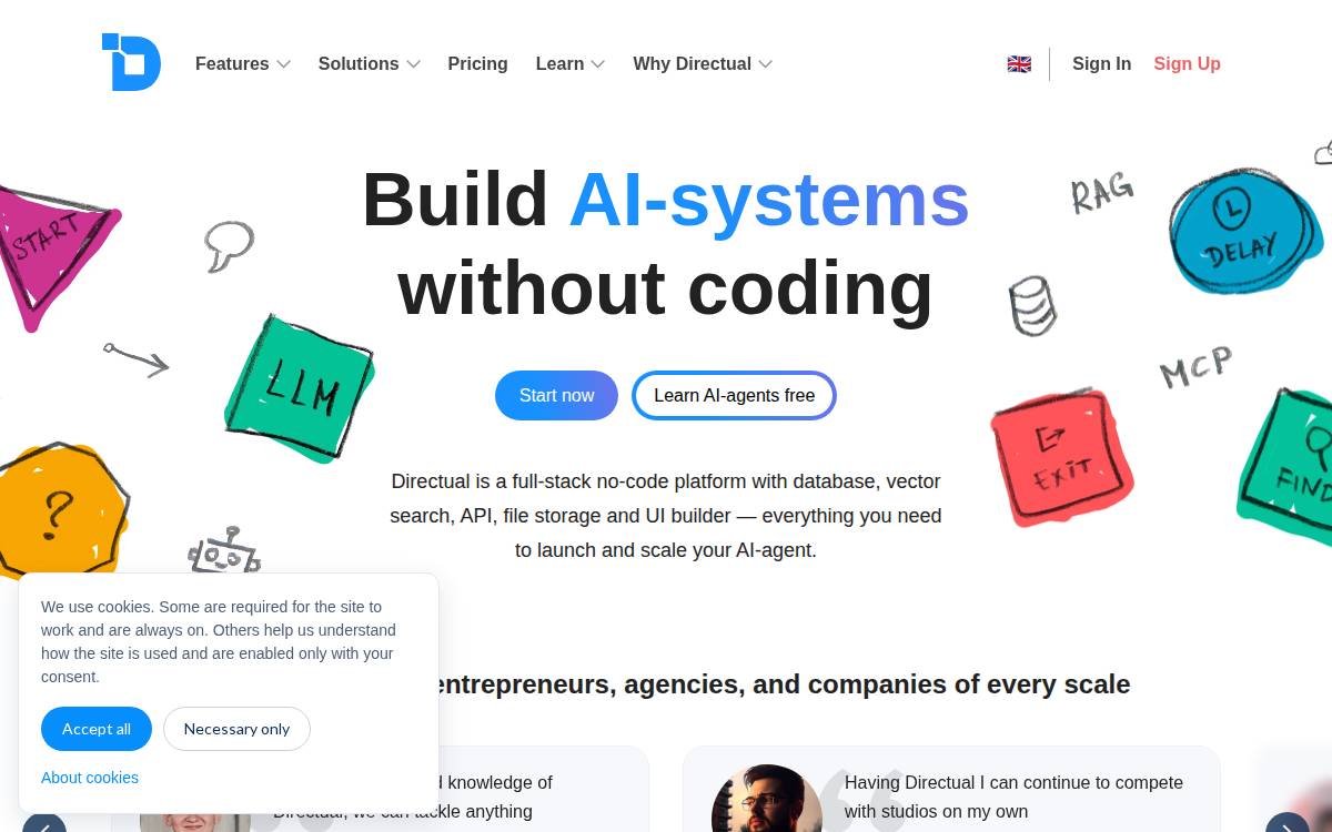 Directual website preview