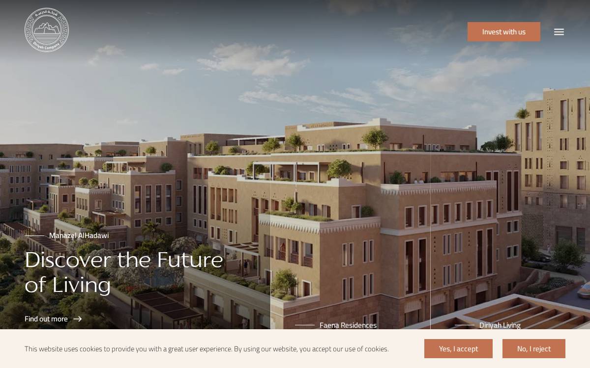 Diriyah Company website preview