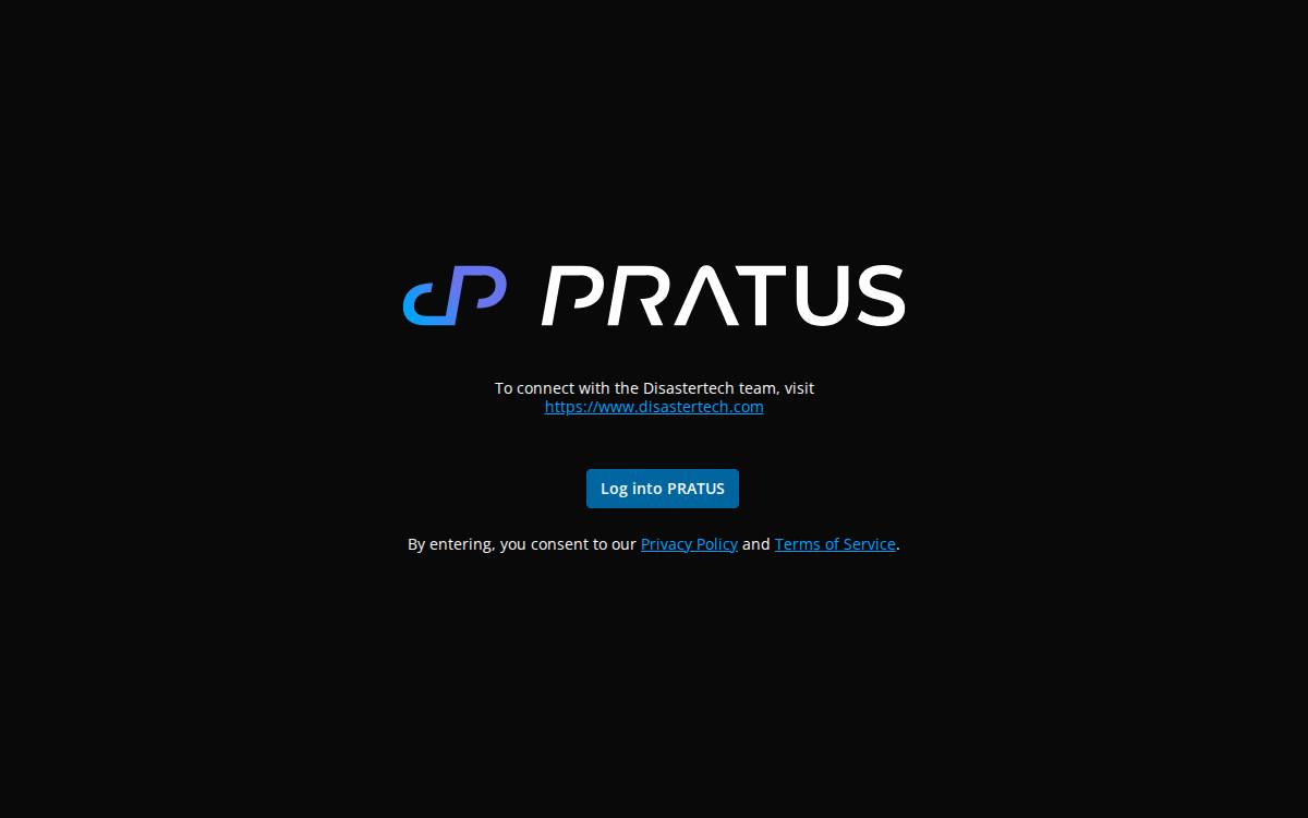 Disaster Technologies website preview