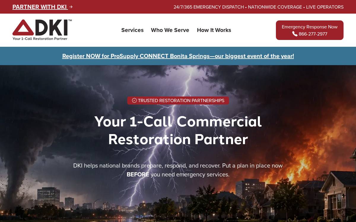 Disasterkleenup website preview