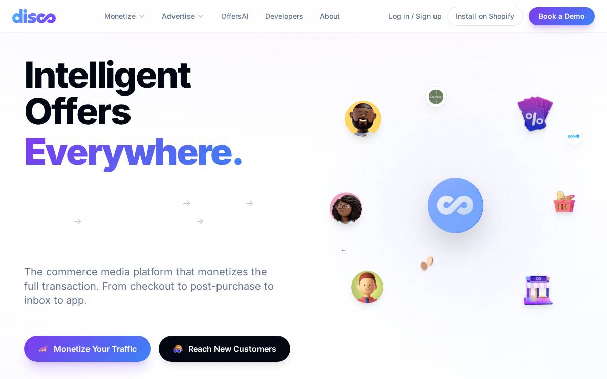 Disco website preview