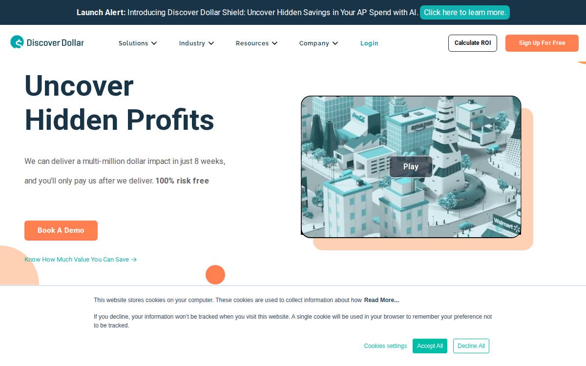 Discover Dollar website preview