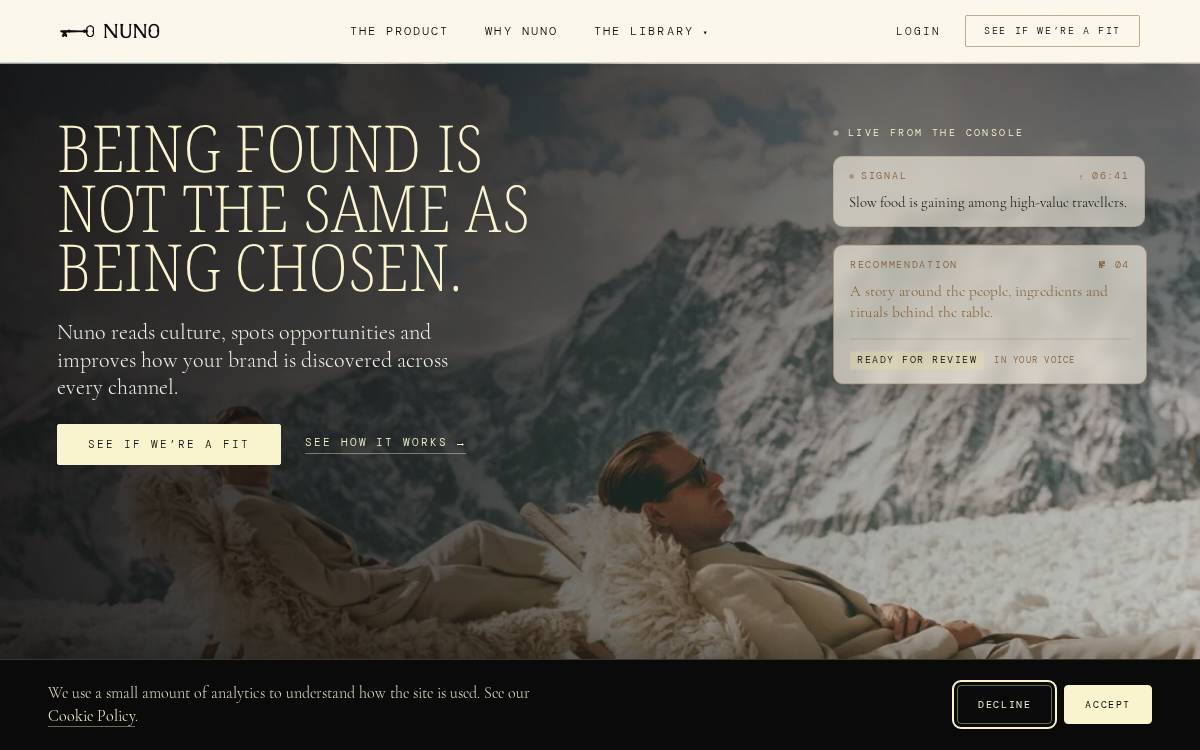 Discovernuno website preview