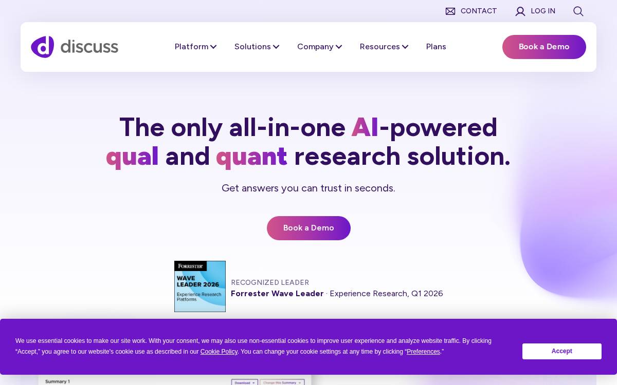 discuss website preview
