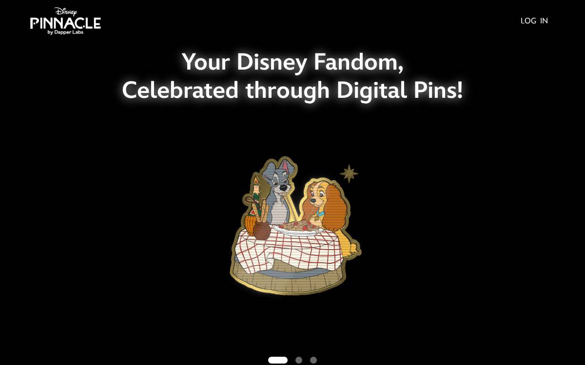 Disney Pinnacle website preview
