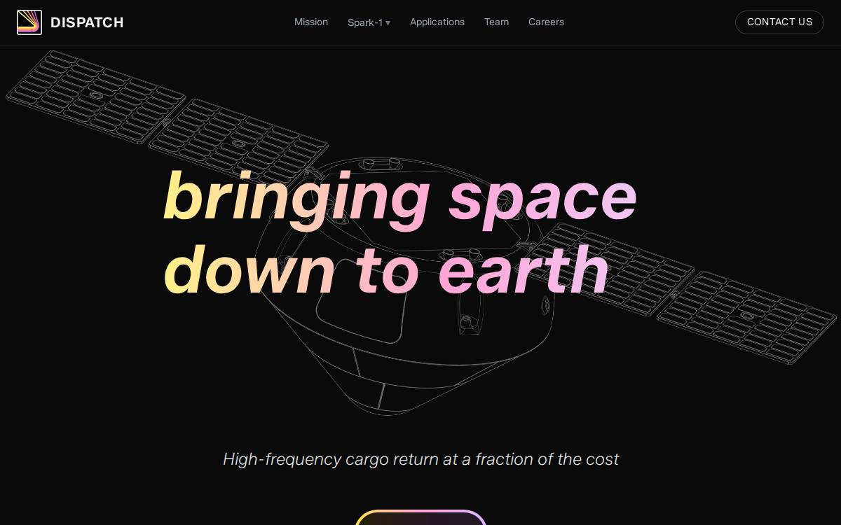 Dispatch website preview