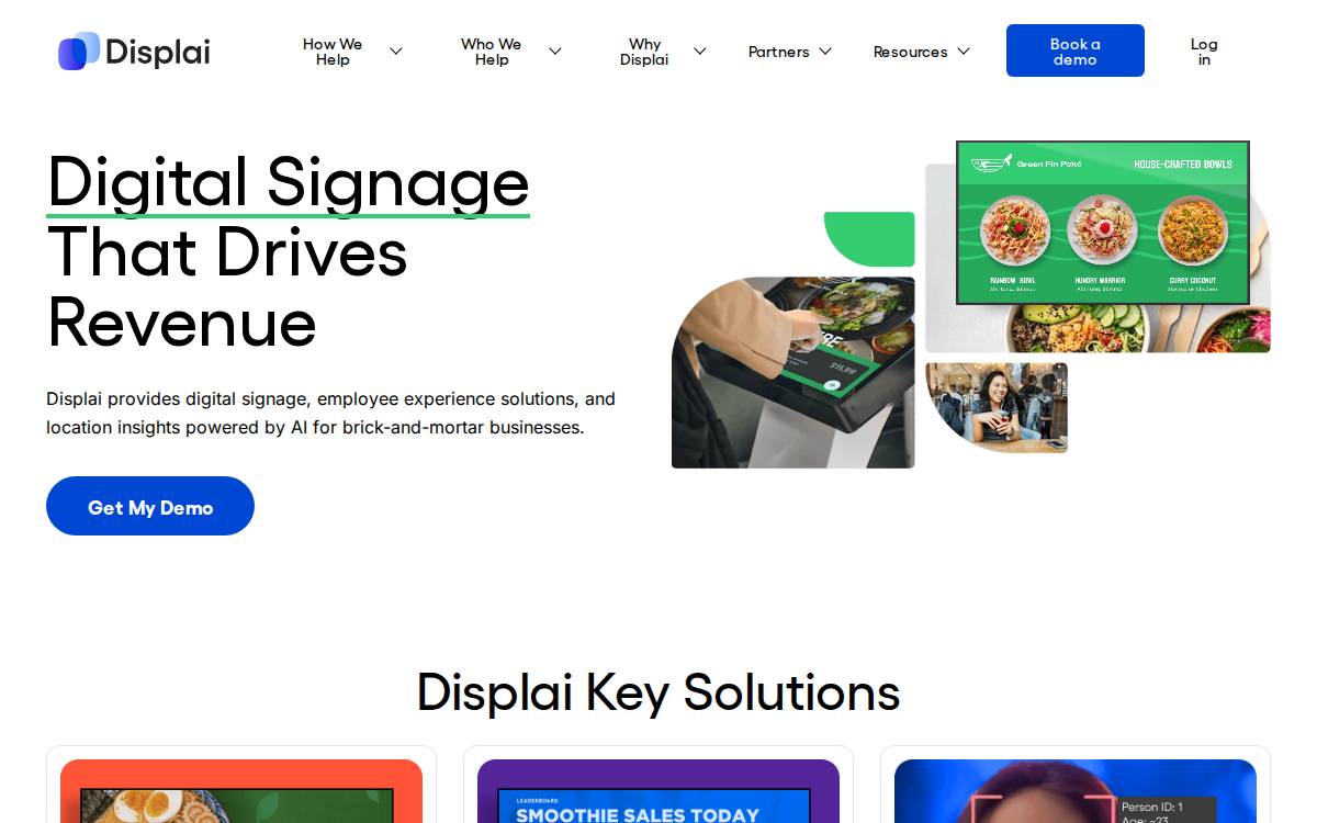 Displai website preview