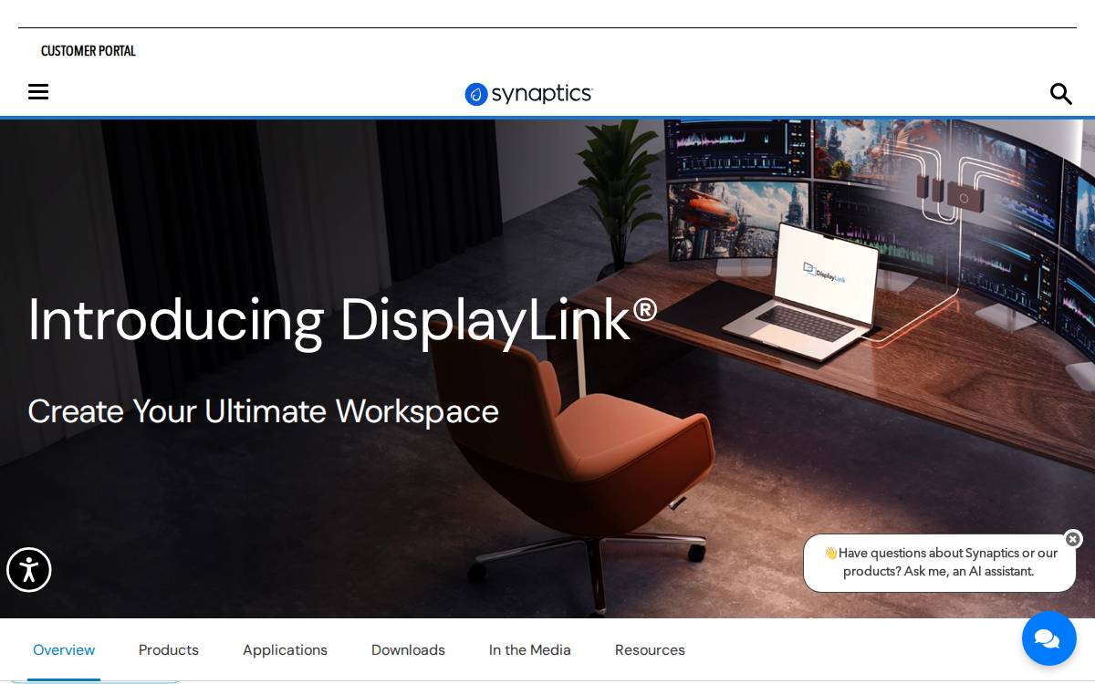 DisplayLink website preview