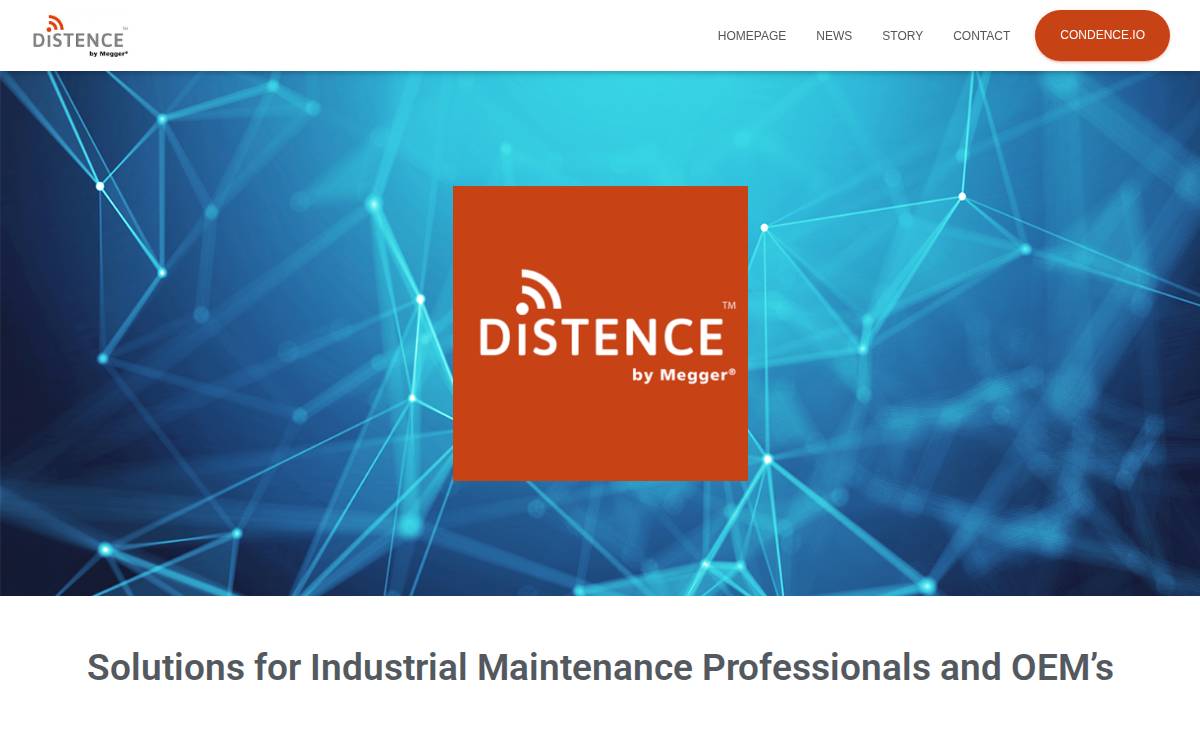 Distence website preview