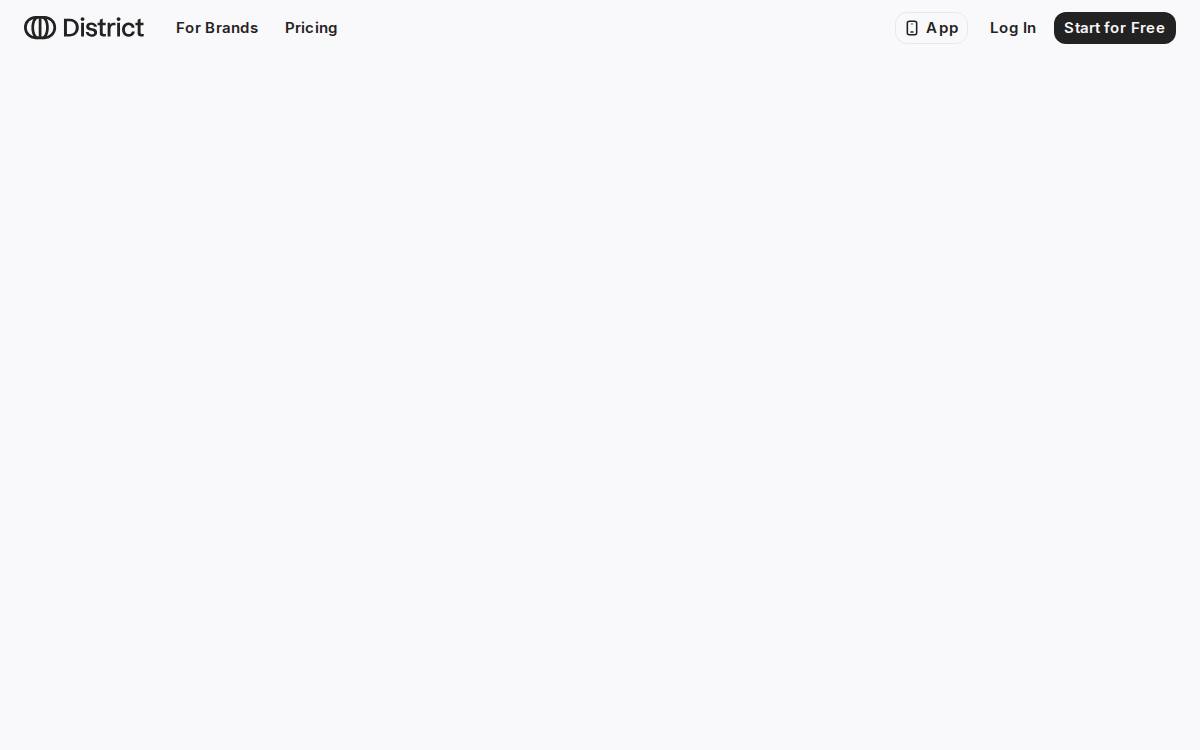 District website preview